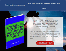 Tablet Screenshot of goalsandachievements.com